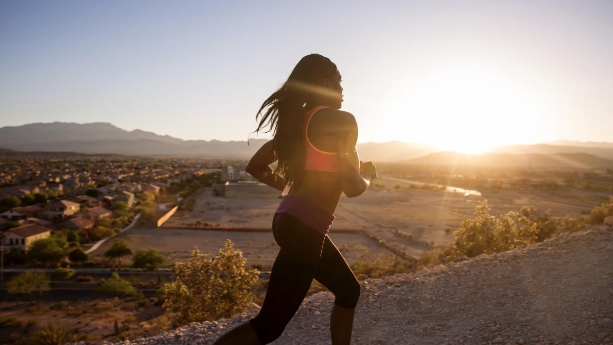  runner in a hot climate 