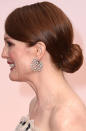 Best Actress winner Julianne Moore went with a side part and simple chignon on the red carpet. Marcus Francis wanted to create a look that would still feel classic 30 years from now. VIDEO: Best Looks From The 2015 Academy Awards.