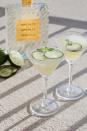 <p>This refreshing tequila drink reminds us of sunny spa days at our favorite weekend retreat and is an excellent option for serving at your next outdoor garden party. </p><p><strong>Ingredients:</strong></p><ul><li>4 mint leaves</li><li>4 cucumber slices</li><li>1/2 ounce agave syrup</li><li>2 ounces <a href="https://go.redirectingat.com?id=74968X1596630&url=https%3A%2F%2Fwww.totalwine.com%2Fspirits%2Ftequila%2Fblancosilver%2Fsolento-organic-blanco-tequila%2Fp%2F233774750&sref=https%3A%2F%2Fwww.veranda.com%2Fluxury-lifestyle%2Fentertaining%2Fg36188227%2Ftequila-drinks%2F" rel="nofollow noopener" target="_blank" data-ylk="slk:Solento Blanco" class="link ">Solento Blanco</a> tequila</li><li>3/4 ounce lime juice</li><li>Ice</li></ul><p><strong>Steps:</strong></p><ol><li>Gently muddle mint leaves, cucumber slices, and agave syrup in a cocktail shaker. </li><li>Add tequila, lime juice, and ice, then shake and strain into a martini glass. </li><li>Garnish with extra mint leaves and cucumber slices. </li></ol>