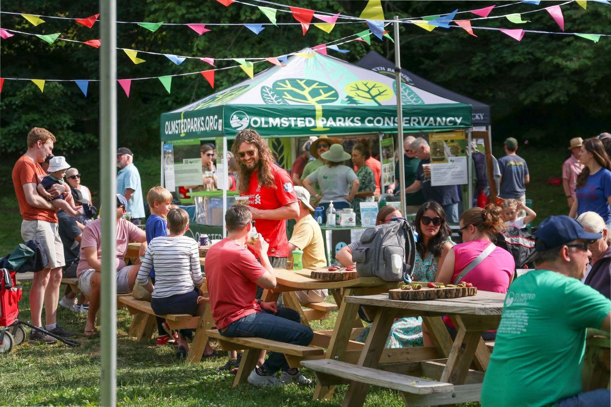 The Olmsted Park's Beer Garden in Tyler Park