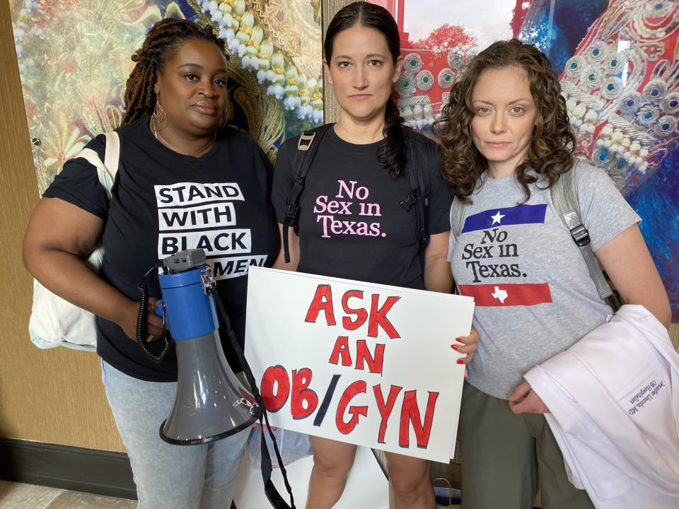 Drs. Jenn Conti, Heather Irobunda and Jennifer Lincoln, founders of Obstetricians for Reproductive Justice. (Courtesy Obstetricians for Reproductive Justice)