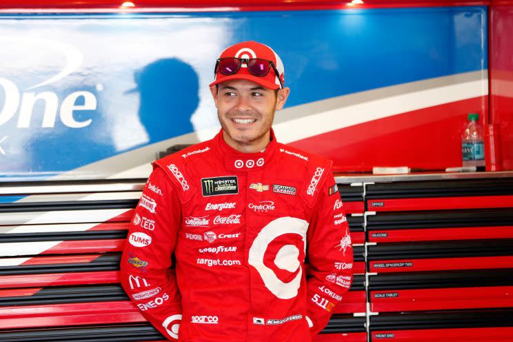 Kyle Larson has finished second seven times in 2017. (Getty)