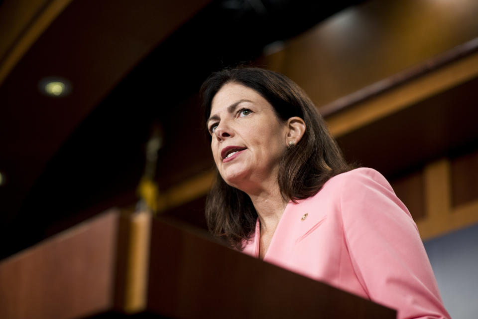 Ayotte never formally endorsed Trump, but said she was withdrawing her support.<br /><br />"I wanted to be able to support my party's nominee, chosen by the people, because I feel strongly we need a change in direction in our country. However, I'm a mom and an American first, and I cannot and will not support a candidate who brags about degrading and assaulting women. I will not be voting for Donald Trump or Hillary Clinton and instead will be writing in Governor Pence on election day."