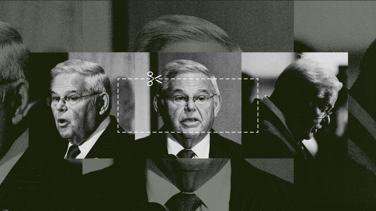  Illustration of Senator Bob Menendez. 