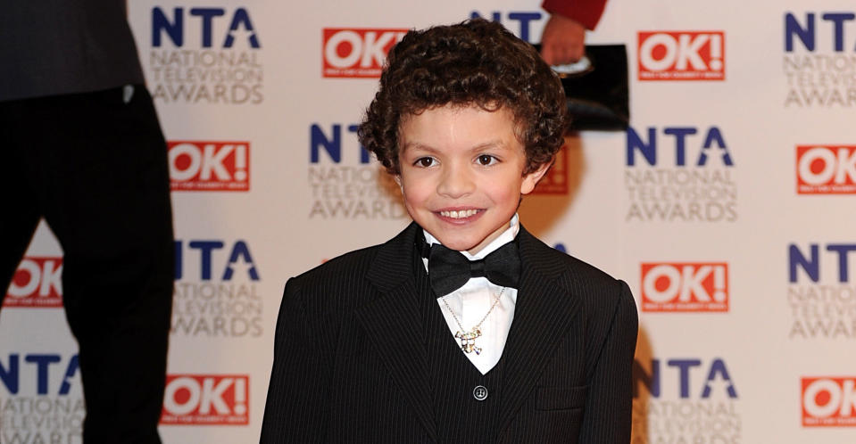 9-year-old Bain in 2010. (PA Images)