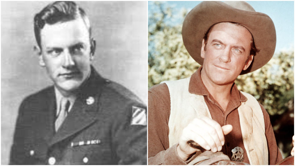James Arness, 1943 and 1960