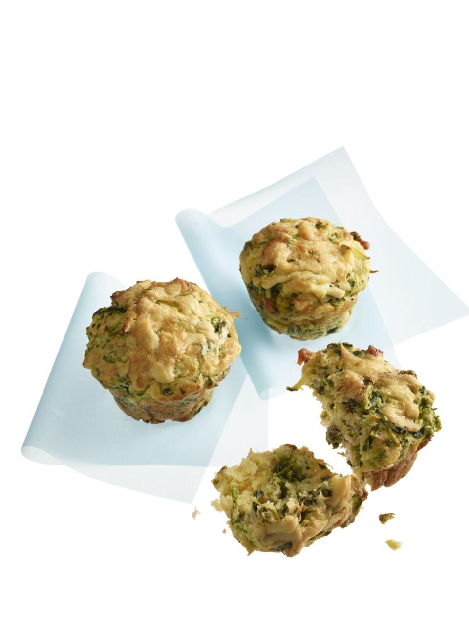 after school snacks cheddar, zucchini scallion muffins