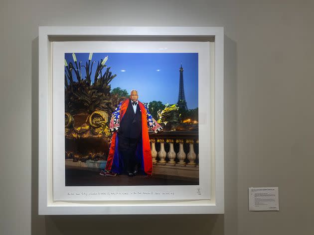 A photo of Talley on Paris' Pont Alexandre III in June 2013, captured by photographer Jonathan Becker.