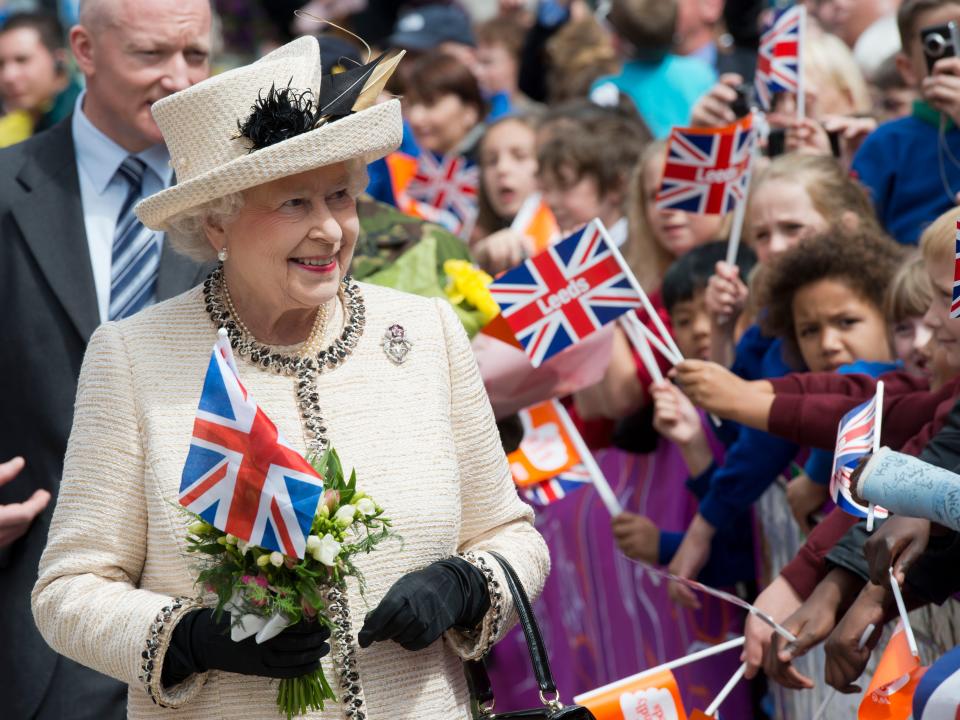 The Queen during her Diamond Jubilee tour