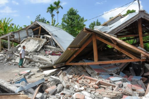 The Lombok quake killed 16 people and destroyed hundreds of buildings