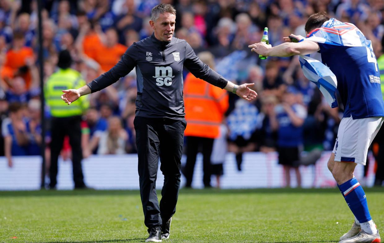 <span>Ipswich Town manager, Kieran McKenna, said he is glad he chose to stay the course with Ipswich amid speculation of a move away in the past two years.</span><span>Photograph: Tom Jenkins/The Observer</span>