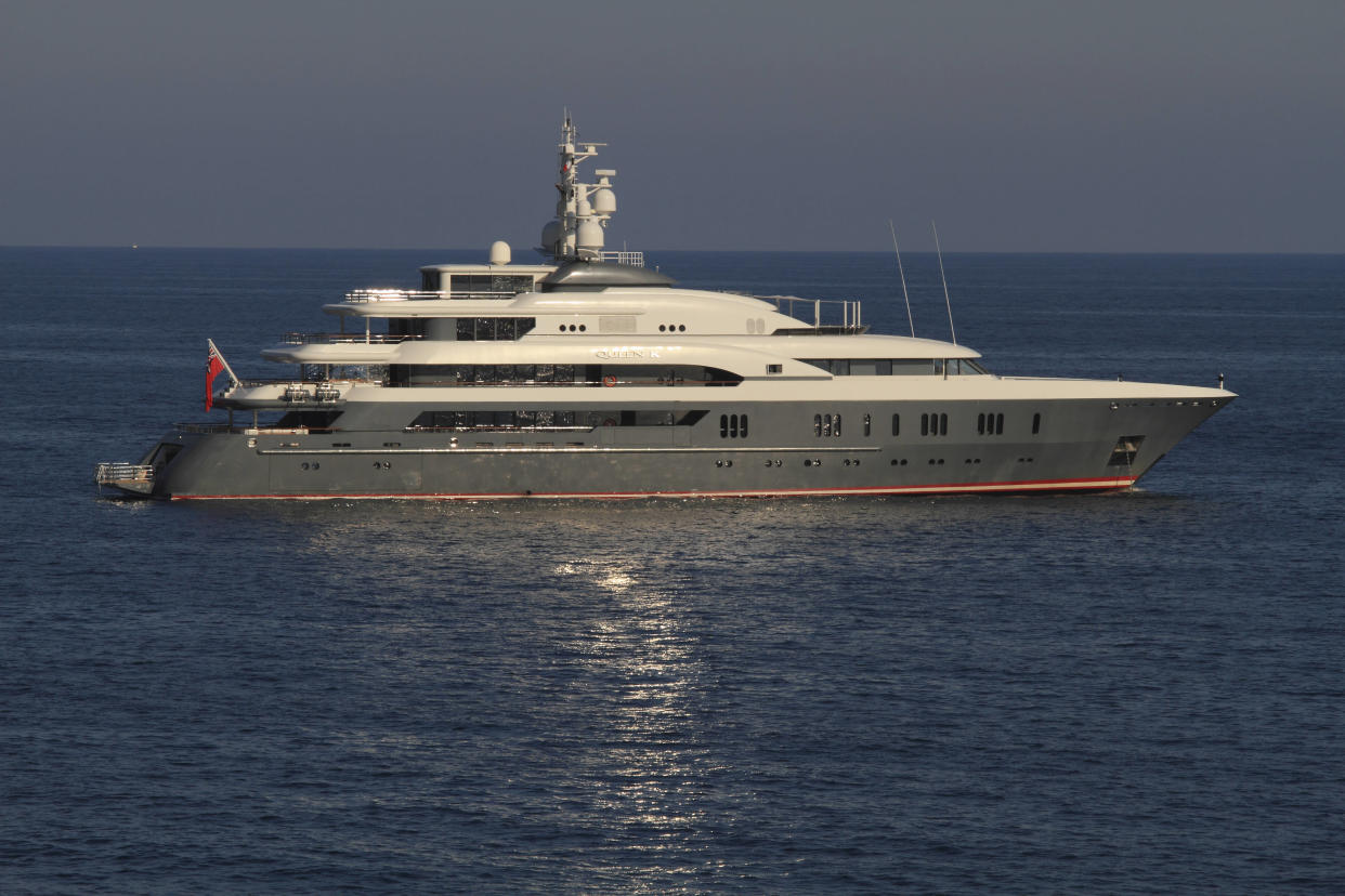 The superyacht Clio.