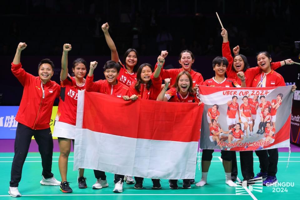 印尼隊打入決賽。（圖：湯優盃官網）