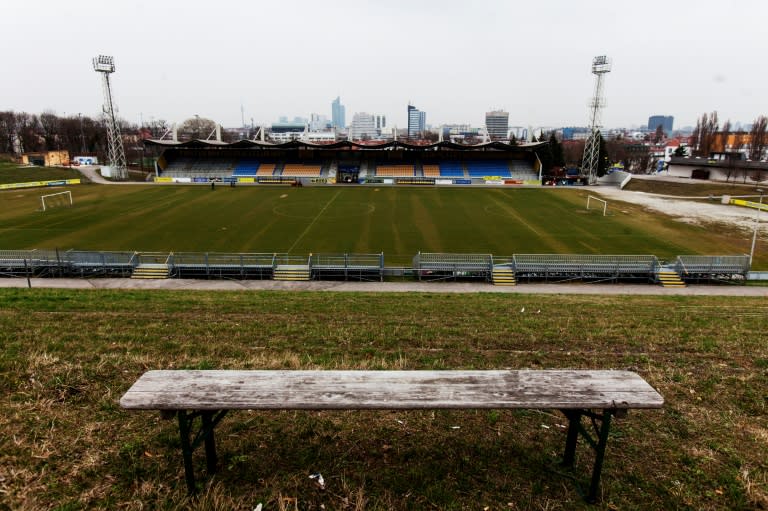 The now dilapidated terraces of what was once continental Europe's biggest stadium: First Vienna Football Club 1894