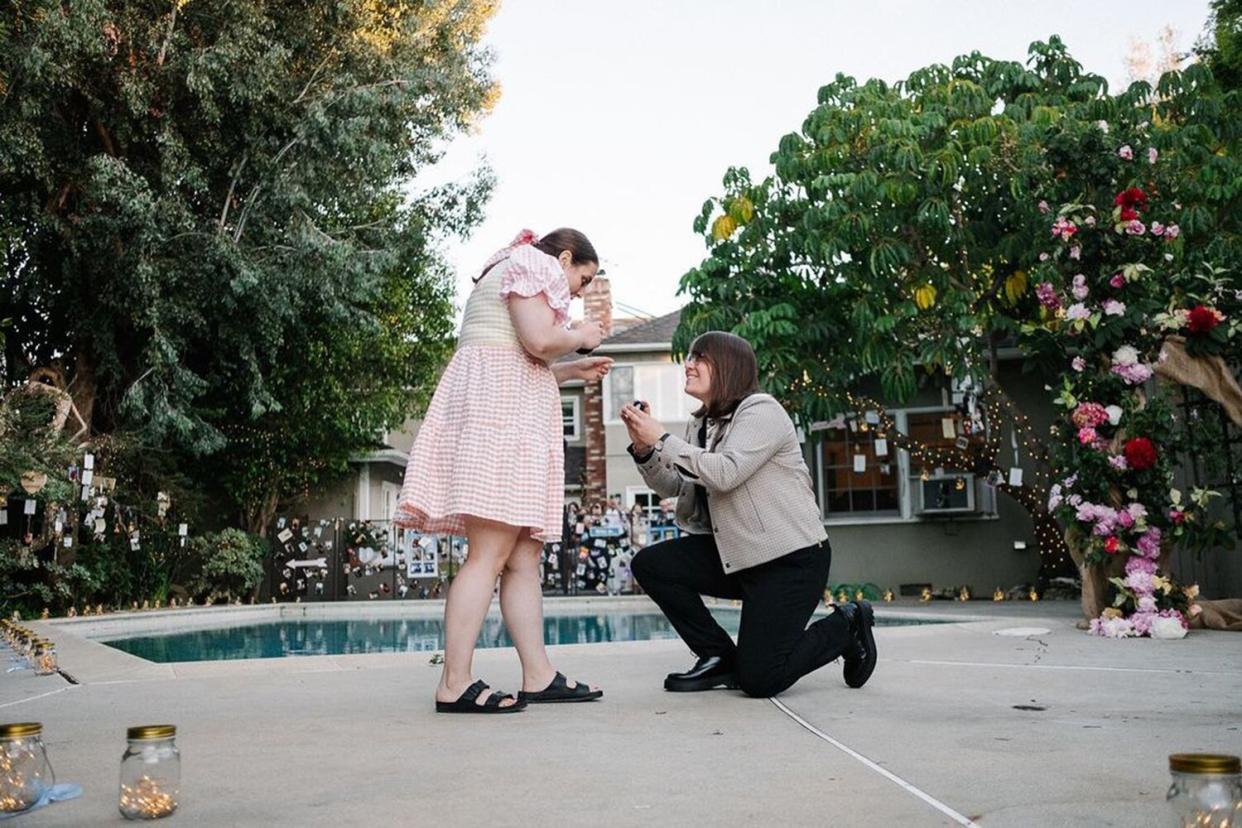 Beanie Feldstein engagement Bonnie Chance