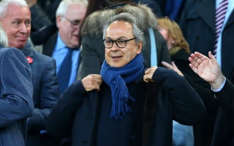 Farhad Moshiri at Everton vs Watford last November - Credit: Getty images