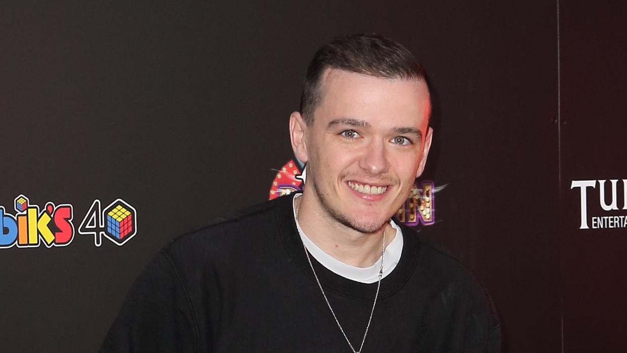 George Sampson arrives at The Tulleys Haunted Drive-In Cinema on 6 October, 2020. (Credit: Jamy/Barcroft Media via Getty Images)