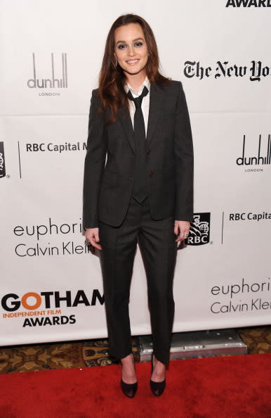 Leighton Meester at IFP's 20th Annual Gotham Independent Film Awards