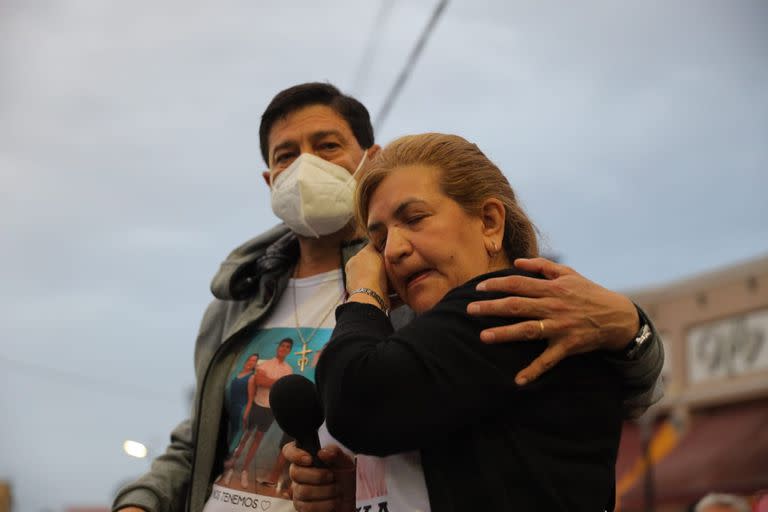 Acto años dos años del asesinato de Fernando Báez en Villa Gesell frente a Le Brique.