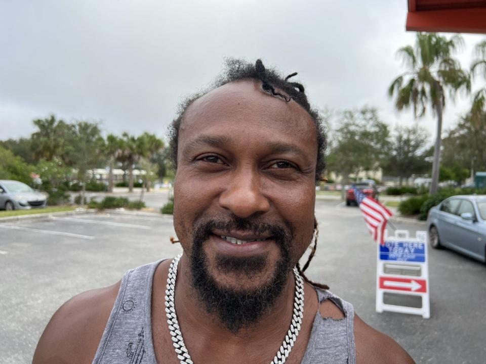 Sarasota resident Brian Barton, 53, said he voted "all blue." Abortion is "a big issue" for him.