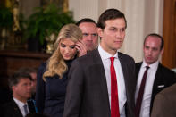 <p>Kushner, who was was sworn in as senior advisor to the president just days after the inauguration, <a rel="nofollow noopener" href="https://www.washingtonpost.com/politics/trump-taps-kushner-to-lead-a-swat-team-to-fix-government-with-business-ideas/2017/03/26/9714a8b6-1254-11e7-ada0-1489b735b3a3_story.html?hpid=hp_hp-top-table-main_whstrategy-10pm:homepage/story&utm_term=.684b4a5e3d9e" target="_blank" data-ylk="slk:heads up a new office called the "White House Office of American Innovation.";elm:context_link;itc:0;sec:content-canvas" class="link ">heads up a new office called the "White House Office of American Innovation."</a> He'll lead a team with a broad mandate to overhaul the federal bureaucracy, reportedly using private sector methods and models to fulfill the Trump administration's campaign promises, which include everything from fighting opioid addiction to improving care for veterans. “We should have excellence in government,” Kushner told the <em>Washington Post on </em>Sunday in an interview in his West Wing office. “The government should be run like a great American company. Our hope is that we can achieve successes and efficiencies for our customers, who are the citizens.” The new office could even recommend that some government functions be subject to a bidding process and privatized.</p>