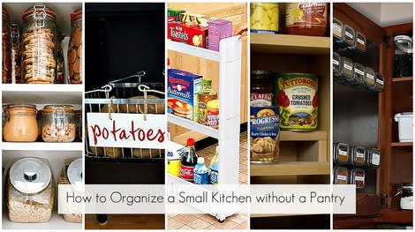 How to organize a small kitchen ...