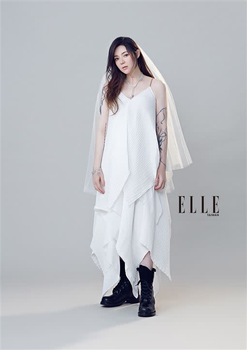 歐陽靖接受《ELLE WEDDING》採訪。 （圖／《ELLE》國際中文版雜誌提供）