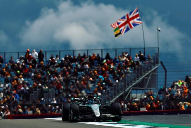 Russell 'riding a wave' as British drivers storm Silverstone - Yahoo Sport