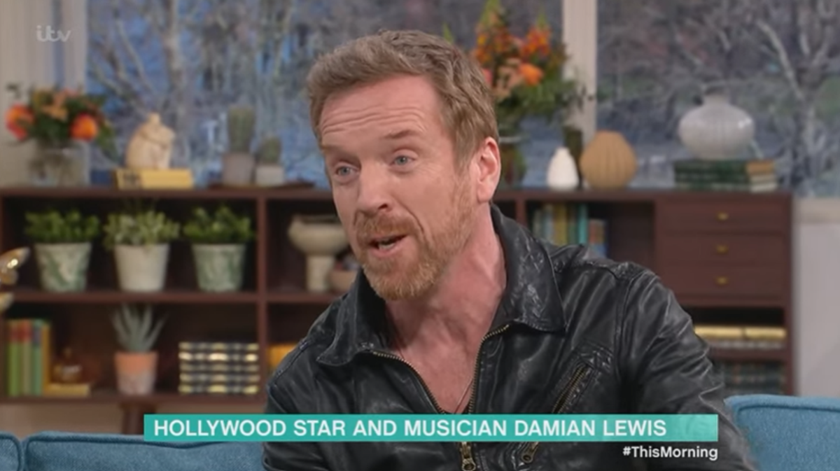 Damian Lewis on Tuesday’s This Morning (ITV)