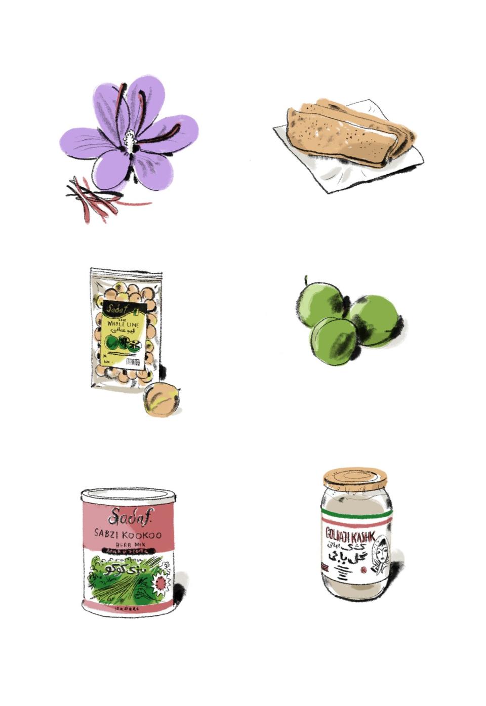 ingredient illustrations