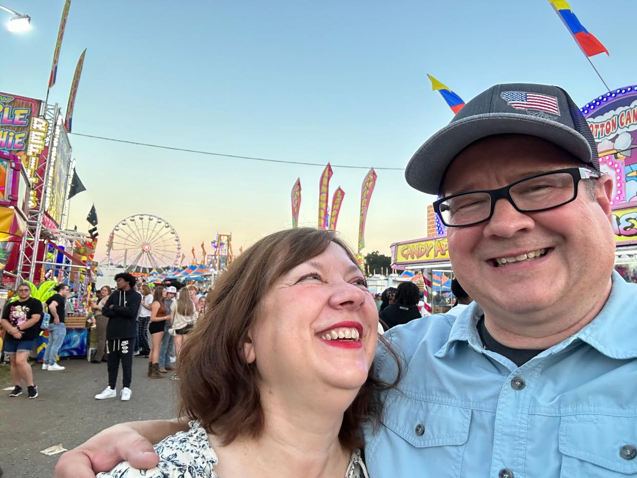 Kevin and Deidre Jones had their second date at the Cleveland County Fair. Their first date took place in 1979.