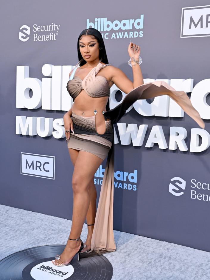 Megan Thee Stallion attends the 2022 Billboard Music Awards.