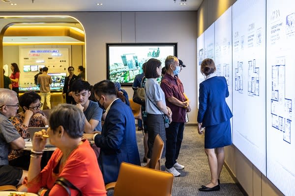 Customers captivated by the rare gem in Bangsar, enchanted by the lush greenery designed for the  development.