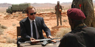 Nicolas Cage, dans le rôle de Yuri Orlov dans le film «&nbsp;Lord of War&nbsp;», adapté -en partie- de la vie de traficant d’armes de Viktor Bout.