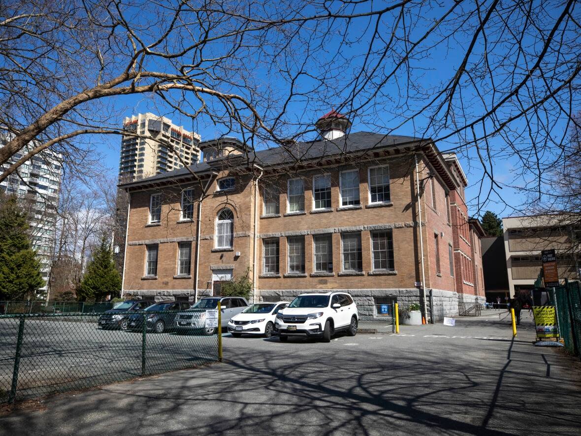 Originally built and named for Lord Roberts in 1901, the school in Vancouver's West End has undergone a multi-year process to have its name changed. (Ben Nelms/CBC - image credit)