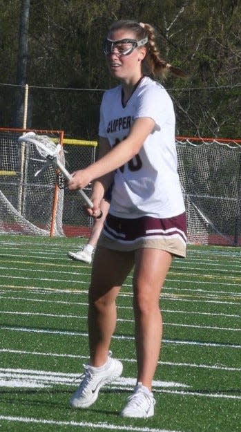 Portsmouth High School's Annie Parker scored three goals in the Clippers' 16-3 win over Nashua South on Friday