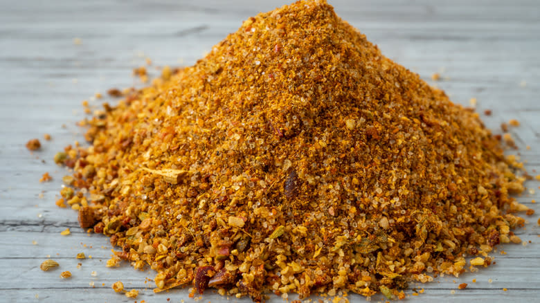 mound of seasoning spices