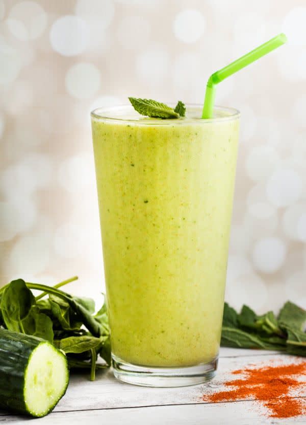 Mango Cucumber Lime Smoothie