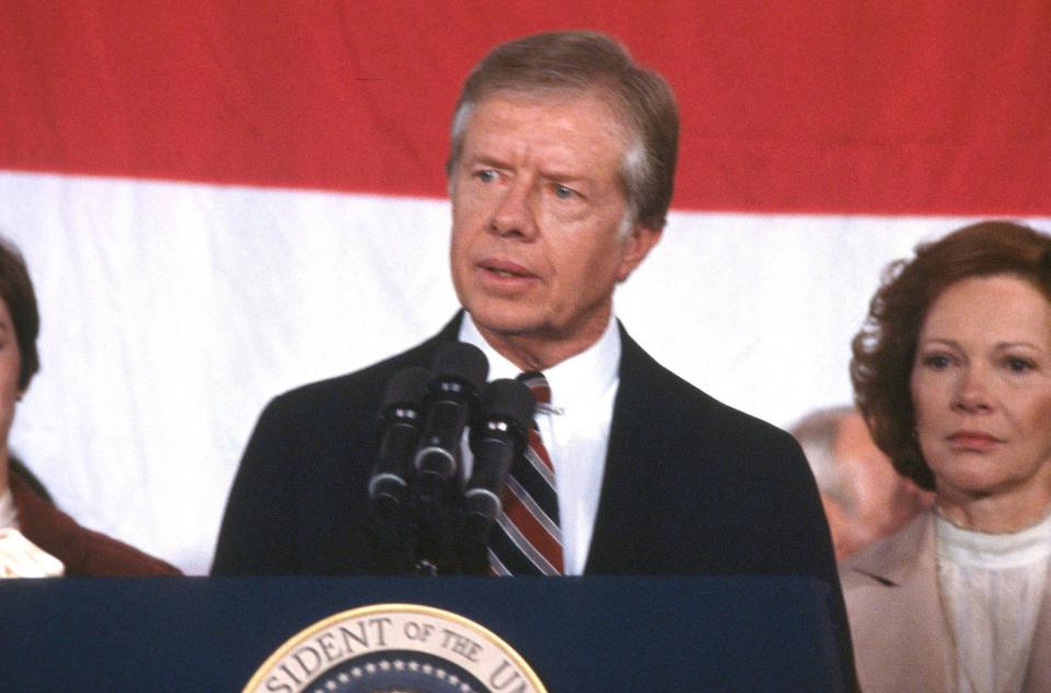 Former President Jimmy Carter's Wife Rosalynn Joins Him In Hospice Care