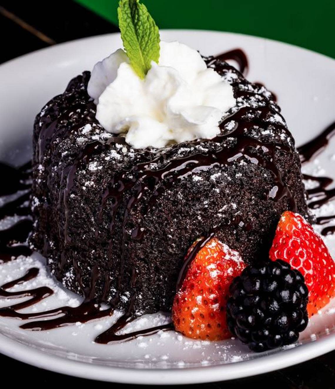 Desserts at Privēe will include a molten chocolate cake.