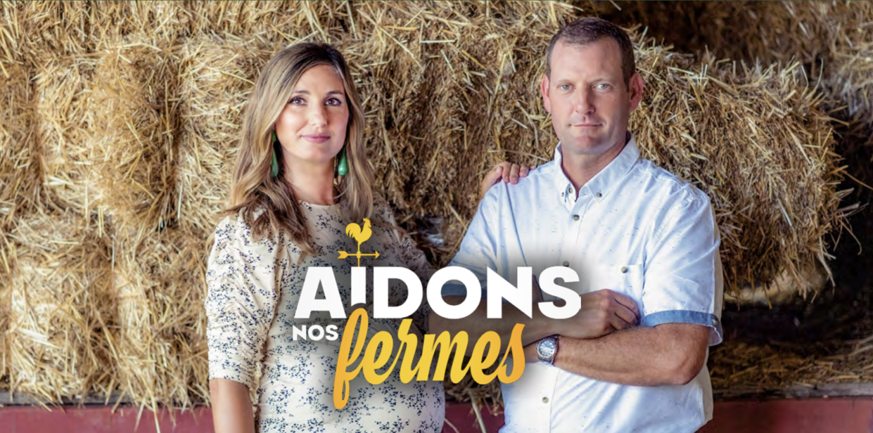 Marie Portolano et Patrice Cougoureux animent « Aidons nos fermes », une nouvelle émission de M6 qui vient en aide « à la nouvelle génération d’agriculteurs ».