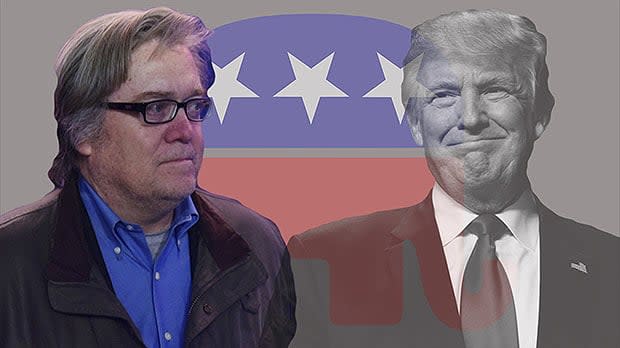 Donald Trump's former chief strategist Steve Bannon - in 90 seconds