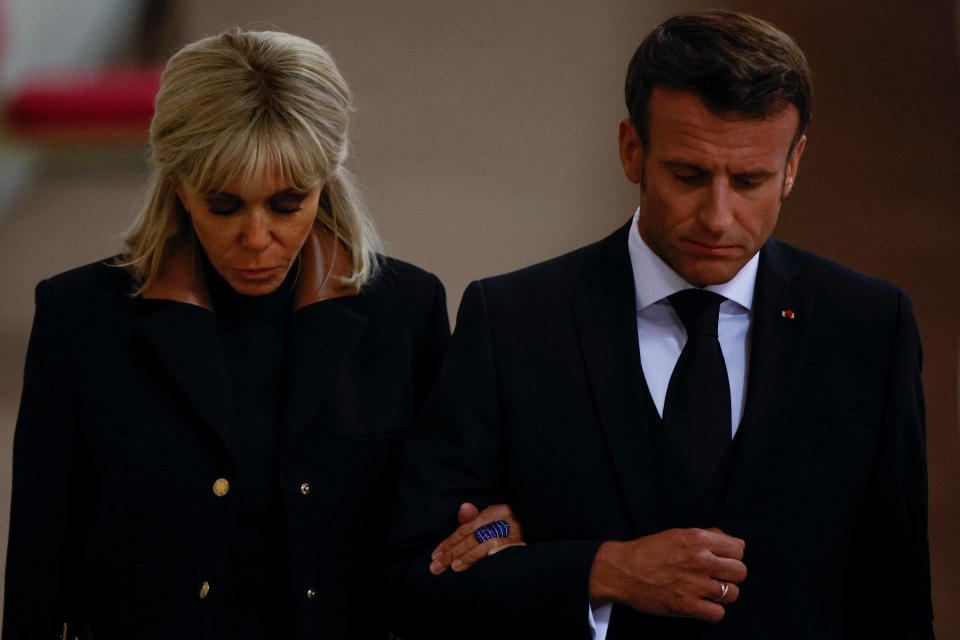 EMMANUEL UND BRIGITTE MACRON