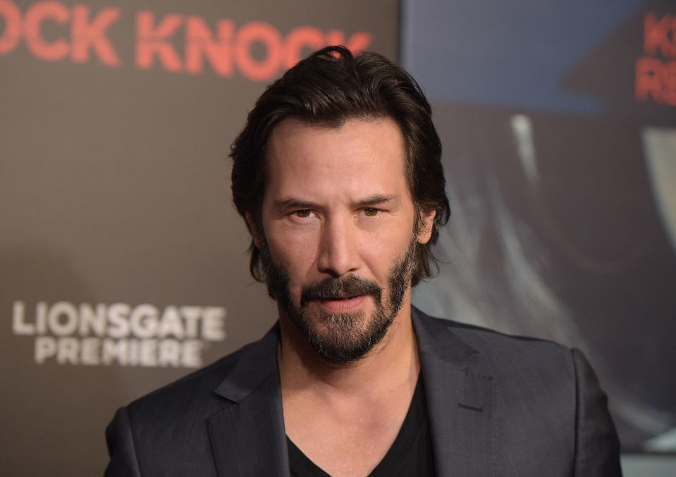 Keanu Reeves at Knock Knock premiere