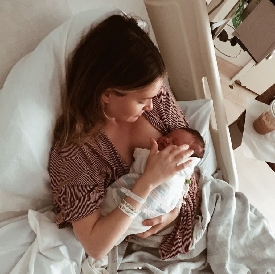 Aaron Paul and his wife Lauren welcomed their first child, a baby girl, into the world on Feb. 8, 2018. "There are no words that will ever be able to explain what just happened to my heart," the proud mom wrote on Instagram alongside a photo of herself holding her newborn in hospital on Feb. 8, 2018.