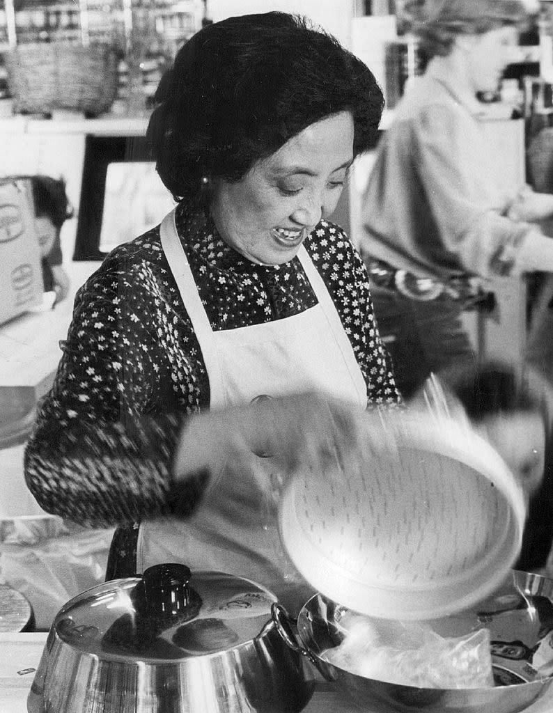 woman cooking