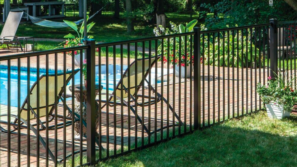 Reduce the chance of bringing fire to your home with a metal fence.