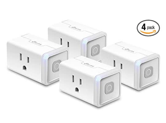 Get this <a href="https://amzn.to/31aesfm" target="_blank" rel="noopener noreferrer">Kasa Smart Plug by TP-Link 4-Pack on sale for $27</a> (normally $50) at Amazon.