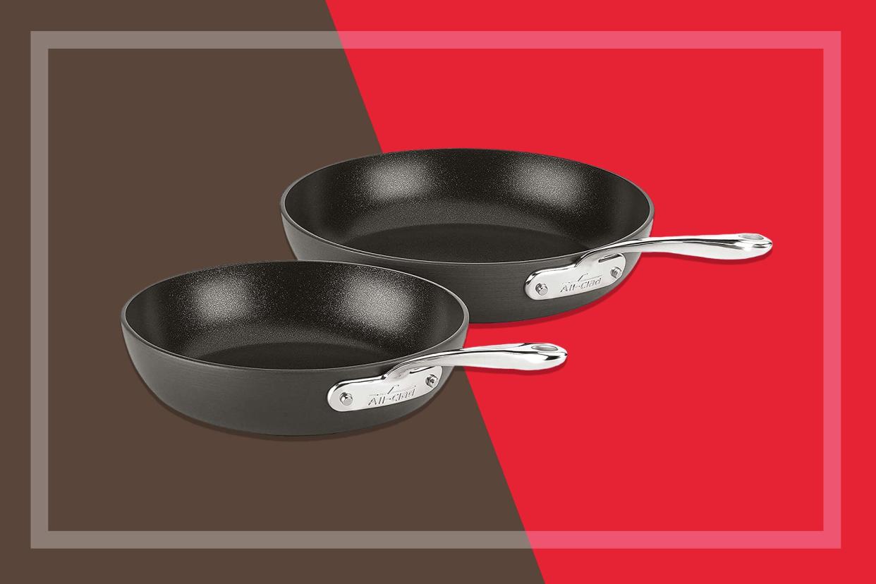 All-Clad Essentials Nonstick Hard Anodized Fry Pans