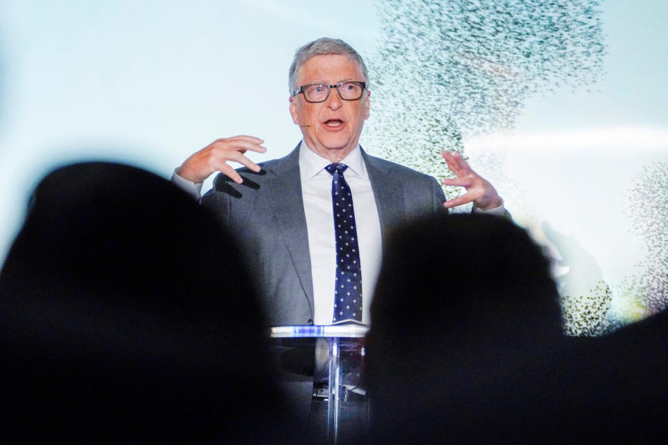 Bill Gates habla en el Forum Energético de Oslo, Noruega, el pasado 14 de febrero. Foto:  NTB/Ole Berg-Rusten via REUTERS.